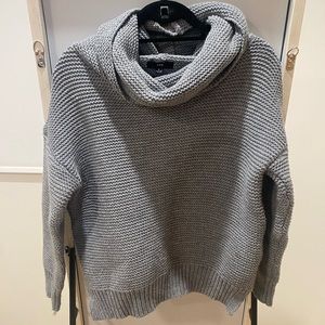 Grey turtle neck sweater